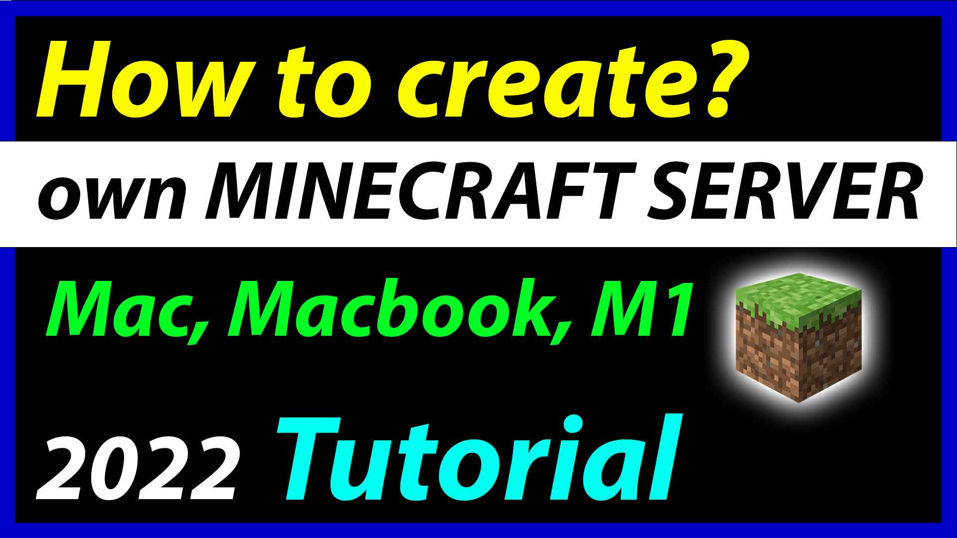 How to create Minecraft server 1.18.2 on Mac, Macbook, M1 Mac 2022